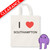I Love Southampton - Natural Cotton Tote Bag (Clearance) I Love Southampton - Natural Cotton Tote Bag (Clearance)