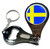 Sweden Flag - Nail Clipper Bottle Opener