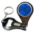 Blue Leopard Print - Nail Clipper Bottle Opener