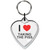 I Love Taking The Piss Small Heart Shaped Key Ring