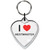 I Love Westminster Small Heart Shaped Key Ring