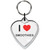 I Love Smoothies Small Heart Shaped Key Ring I Love Smoothies Small Heart Shaped Key Ring