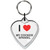 I Love My Cocker Spaniel Small Heart Shaped Key Ring I Love My Cocker Spaniel Small Heart Shaped Key Ring