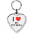 I Love My Pit Bull Small Heart Shaped Key Ring I Love My Pit Bull Small Heart Shaped Key Ring