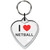 I Love Netball Small Heart Shaped Key Ring I Love Netball Small Heart Shaped Key Ring