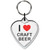 I love Craft Beer Small Heart Shaped Key Ring I love Craft Beer Small Heart Shaped Key Ring