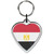 Egypt Flag Small Heart Shaped Key Ring