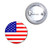 USA Flag - Button Badge