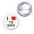 I Love To Sing - Button Badge
