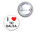 I Love To Salsa - Button Badge I Love To Salsa - Button Badge