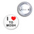 I Love To Mosh - Button Badge I Love To Mosh - Button Badge