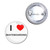 I love Skateboarding - Button Badge