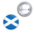 Scotland Flag - Button Badge