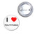 I Love Polititians - Button Badge I Love Polititians - Button Badge