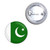 Pakistan Flag - Button Badge