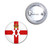 Northern Ireland Flag - Button Badge Northern Ireland Flag - Button Badge