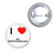 I Love My Newfoundland - Button Badge I Love My Newfoundland - Button Badge