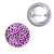 Pink Leopard Print - Button Badge Pink Leopard Print - Button Badge