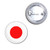 Japan Flag - Button Badge