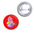 Red Girl Robot - Button Badge Red Girl Robot - Button Badge