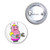 White Girl Robot - Button Badge White Girl Robot - Button Badge