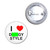 I Love Doggy Style - Button Badge