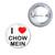 I love Chow Mein - Button Badge