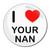 I Love Your Nan - Round Compact Mirror