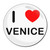 I Love Venice - Round Compact Mirror I Love Venice - Round Compact Mirror