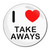 I Love Take Aways - Round Compact Mirror I Love Take Aways - Round Compact Mirror