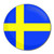 Sweden Flag - Round Compact Mirror
