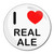 I Love Real Ale - Round Compact Mirror I Love Real Ale - Round Compact Mirror