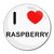 I Love Raspberry - Round Compact Mirror I Love Raspberry - Round Compact Mirror