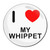 I Love My Whippet - Round Compact Mirror I Love My Whippet - Round Compact Mirror