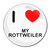I Love My Rottweiler - Round Compact Mirror I Love My Rottweiler - Round Compact Mirror