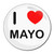I Love Mayo - Round Compact Mirror