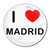 I Love Madrid - Round Compact Mirror I Love Madrid - Round Compact Mirror