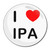 I Love IPA - Round Compact Mirror I Love IPA - Round Compact Mirror