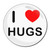 I Love Hugs - Round Compact Mirror