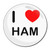 I Love Ham - Round Compact Mirror I Love Ham - Round Compact Mirror