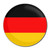 Germany Flag - Round Compact Mirror Germany Flag - Round Compact Mirror