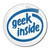 Geek Inside - Round Compact Mirror Geek Inside - Round Compact Mirror