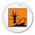 Enviromental Hazard - Round Compact Mirror Enviromental Hazard - Round Compact Mirror
