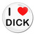 I Love Dick - Round Compact Mirror