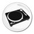 DJ Decks - Round Compact Mirror DJ Decks - Round Compact Mirror