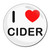 I Love Cider - Round Compact Mirror