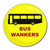 Bus Wankers - Round Compact Mirror
