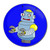 Blue Boy Robot - Round Compact Mirror