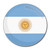 Argentina Flag - Round Compact Mirror