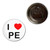 I Love PE - Fridge Magnet Bottle Opener